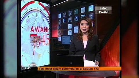 On-Air Graphics For Astro Awani