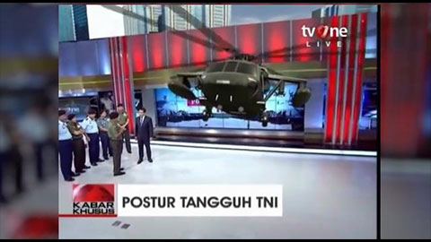 TV1 Military Day Tracked AR Graphics
